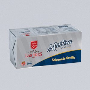 Manteca de Lácteos Las Tres